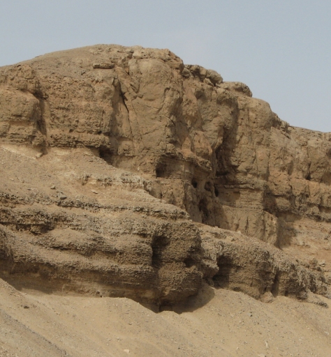 Great wadi, N cliff &amp; caves